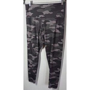 Aerie Womens Gray Camouflauge Full Length Leggings Size Large Athletic Yoga Run
